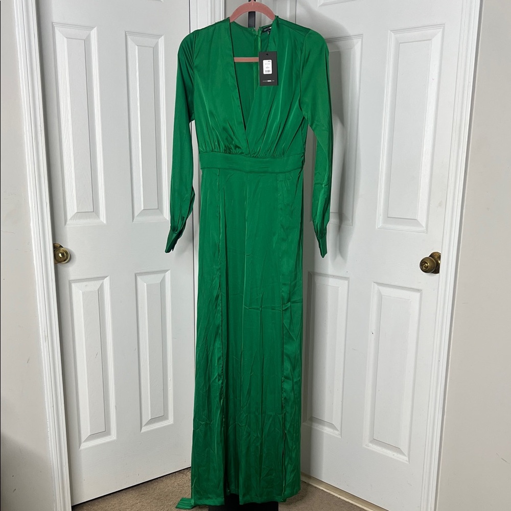 Elegant Green Maxi Dress